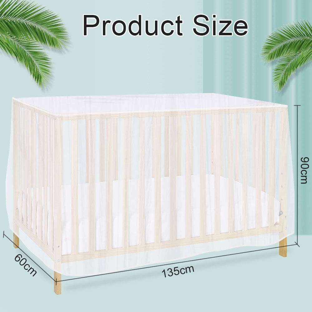 Gorisen Moustiquaire Lit Bebe En Polyester Moustiquaire Bebe 135 60 90 Cm Moustiquaire Pour Bebe Portable Moustiquaire Universelle Lit Bebe Avec Maille Fine Anti Moustique Pour Lit Bebe Bebe Puericulture La Chambre De Bebe