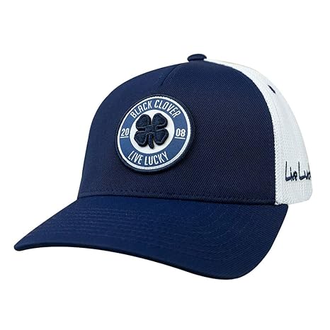 Buy Black Clover Anniversary Patch Adjustable Snapback Hat (Navy) at