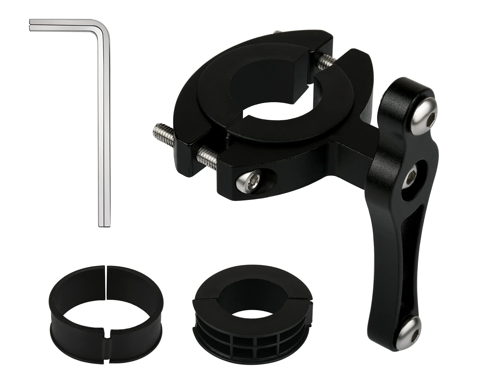 ds. distinctive style Bike Water Bottle Holder Adapter Bicycle Water Bottle Cage Handlebar Mount Clamp