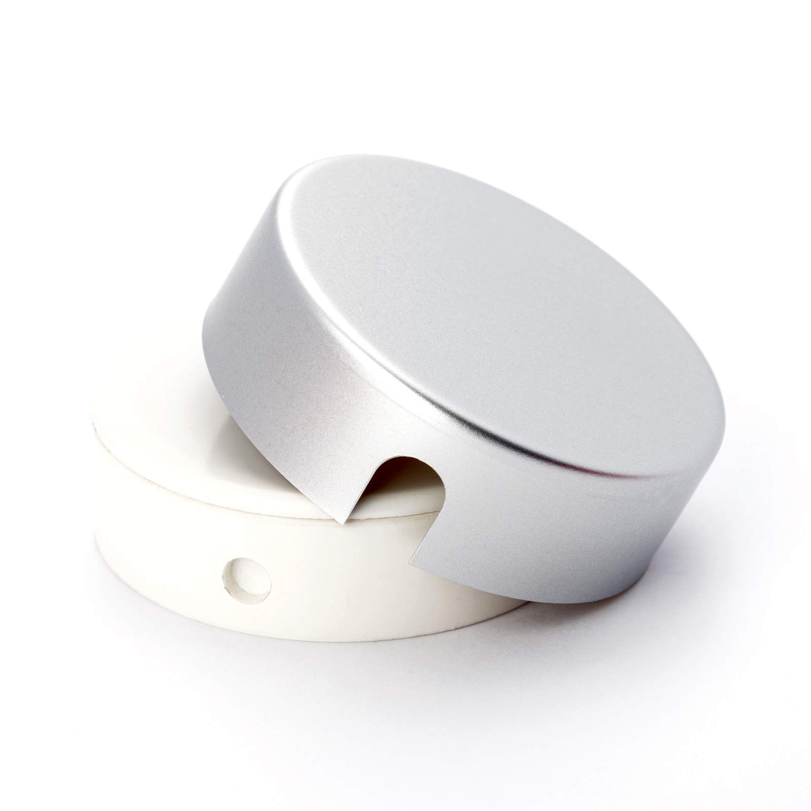 ORION LIGHTSTYLE Junction box canopy, ceiling box, rosette, junction box, shiny cover nickel matte — image 1