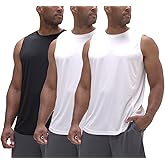 DEVOPS Men's Relaxed-Fit Workout Loungewear Gym Tank Top Sleeveless