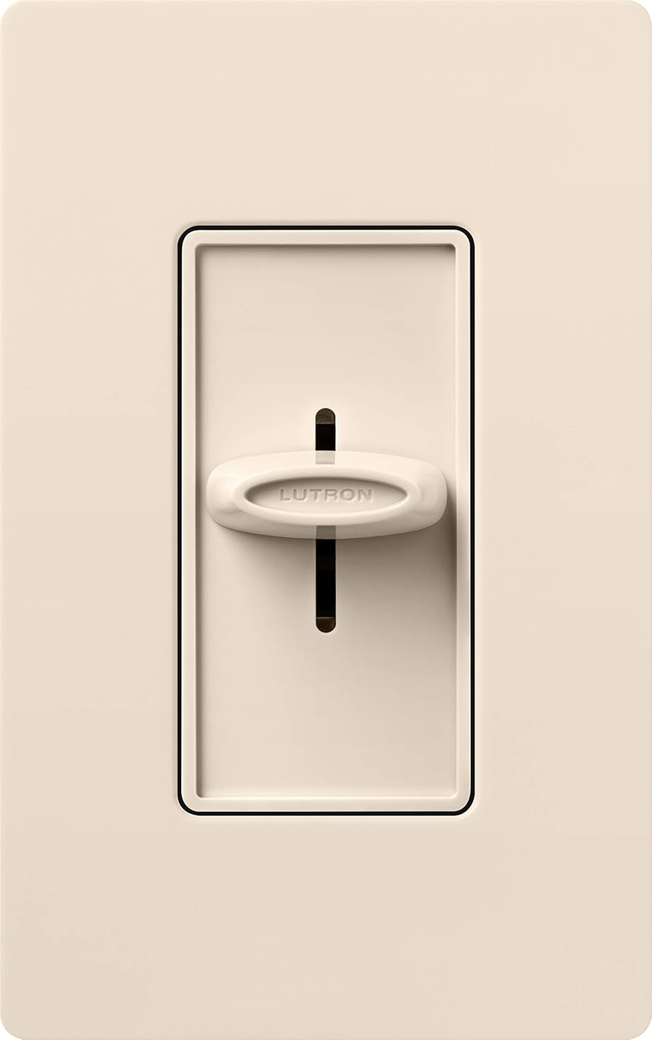 Lutron SFSQ-F-LA Skylark 1.5-Amp Single Pole Slide-To-Off 3-Speed Fan Control, Light Almond - Ceiling Fan Wall Controls - 