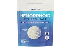 Plant of Life Hemorrhoids Care Sitz Bath Soak Salt | Superior, Bioavailable Magnesium, Epsom salt, Dead Sea Minerals, | Hemor