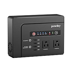 Powkey Portable Power Station 200W, 146Wh Portable