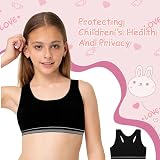 Flintronic 4 Pack Sports Bra Unpadded Crop Top Girls Youth 8-12 view 4