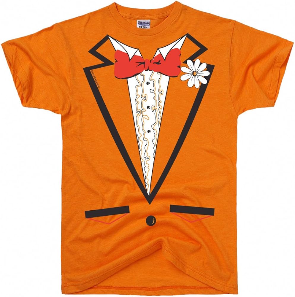 DirtyRagz Men's Orange Vintage