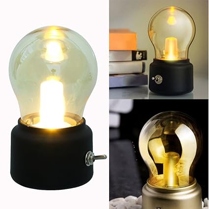 Amazon Com Gbell Retro Bulb Night Light Sleeping Lamp Usb