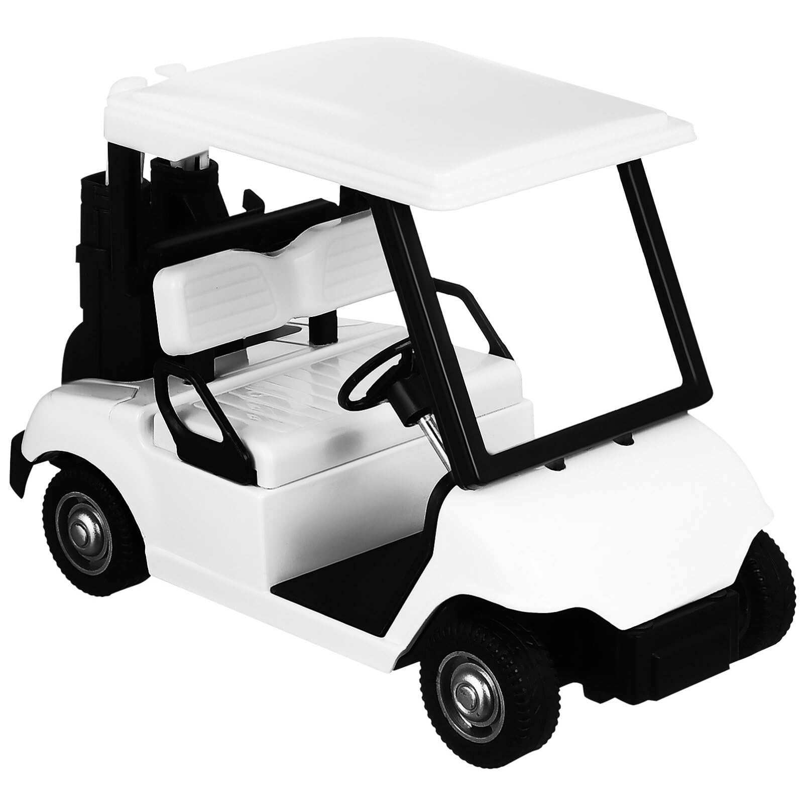 INOOMP Golf Cart Toy Model 4.72In Miniature Golf Buggy Desk Decor for Party and Home Display Alloy Diecast Cart Model for Enthusiasts