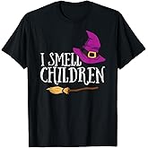 I Smell Children Teacher Halloween Witch Fall Easy Costume T-Shirt