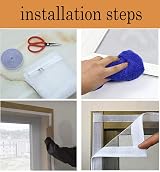 Yuing Cat Window Guard Custom Size Tear-Resistant Insect Screen with Zipper view 8