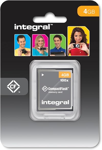 Integral 4GB CompactFlash Card CF Photography DSLR Digital Camera Memory