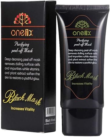 Máscara Natural Blackhead Remover by One 1x - limpeza Preto Máscara Facial Máscara Peel Off com carvão vegetal (50 ml) - Anti Blackhead, Acne e morango nariz - para mulheres e homens: Amazon.com.br: Beleza