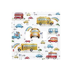 Wpshijia Kids Bus Taxi Truck 2 Gang Light Switch
