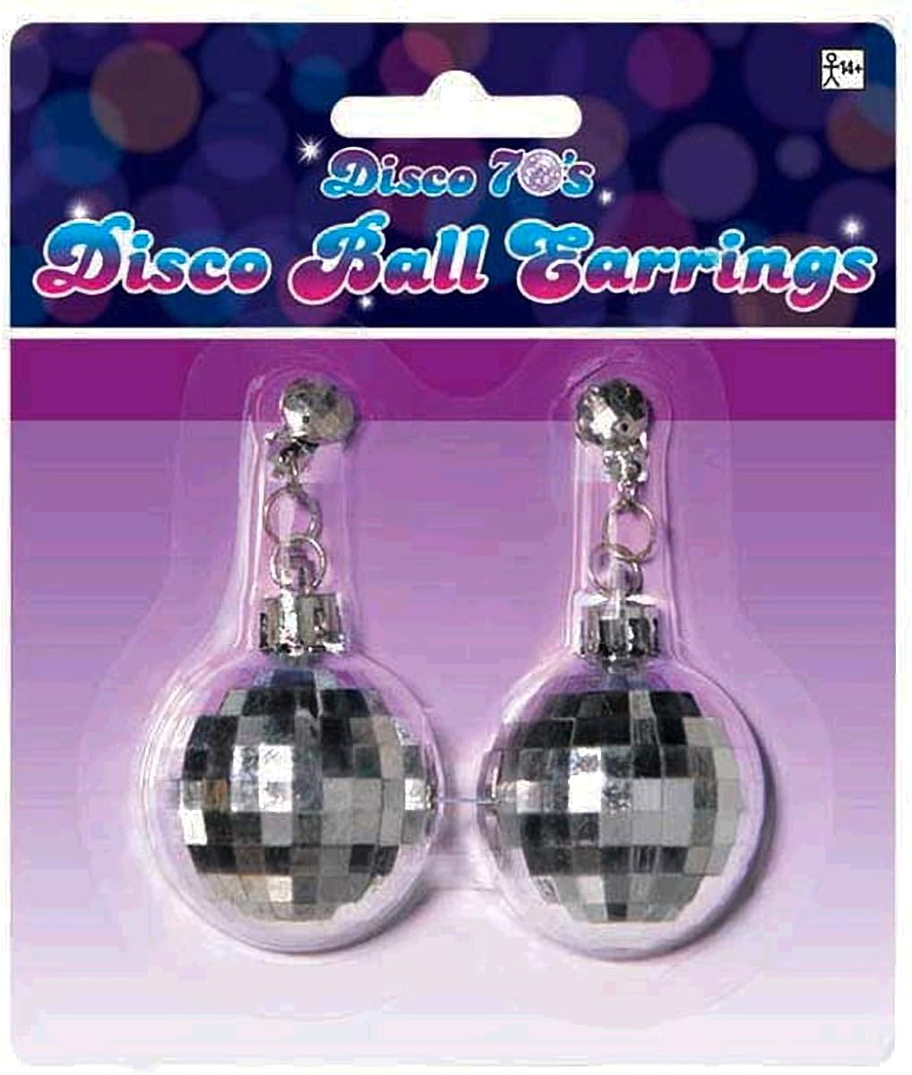 Disco Ball Earrings 12 Ct. Clothing