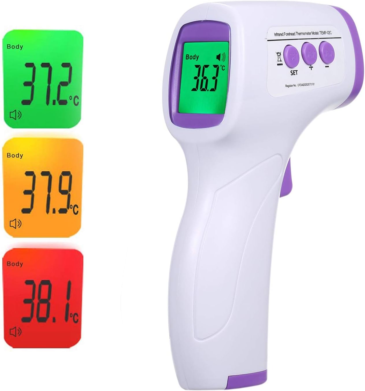 CUQOO Powerful 2KW Upright Heater with 2 Heat settings & Cool Function, White