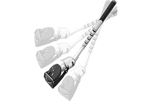 ANSHAWTIY VR Golf Club Attachment for Meta Oculus Quest 3/2 Unblock Signal Aluminum VR Golf Club Attachment 1:1 Molded Controller Adapter & Fixed Plate, Right Hand