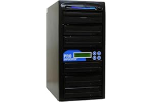 Produplicator 1 to 5 24X CD DVD Duplicator Copier (M-Disc Support Burner) with Nero Essentials CD/DVD Burning Software