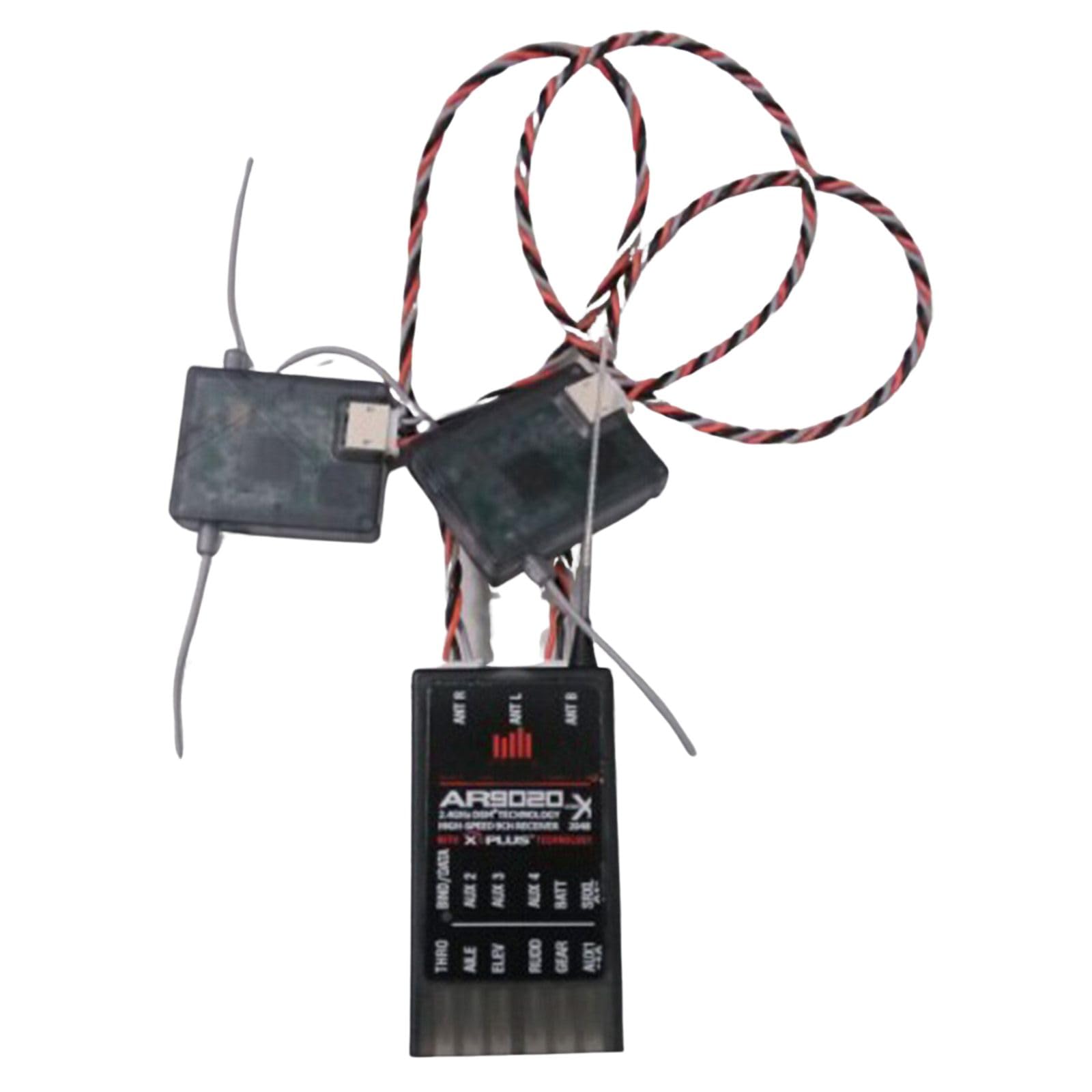 LICHIFIT AR9020 2 Satellites 9 Channels Receiver Digital Spread Modulation for Spektrum DSMX/Xplus