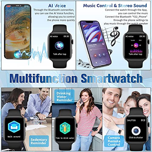 Smart Watch (Answer/Make Call), Smartwatch Fitness Tracker for Android and iOS Phones with Heart Rate Sleep Tracking, 28 Sport Modes, Blood Oxygen, Fitness Watch for Women Men