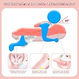 YAAVAAW Unicorn Inflatable Baby Float with Canopy 3-36 Months Pink view 4