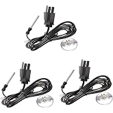 Rid Volt TAAM Professional Submersible Titanium Grounding Ground Probe with Suction Mount for Aquarium Fish Tank (3 Packs)