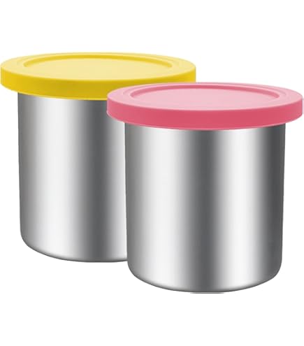 Amazon.com: jjxeqo Stainless Steel Pint Containers & Lids