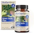 Motherlove More Milk Plus (60 Liquid caps) Fenugreek-Based Lactation Supplement to Support Breast Milk Supply—Non-GMO, Organic Herbs, Vegan, Kosher, Soy-Free