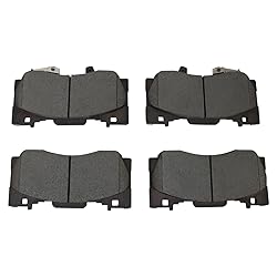 TRQ Front Brake Pads Ceramic Compatible with