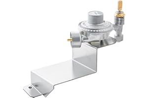 CHARBROFIRE Upgraded 80477 Grill Regulator Valve Q100 Q120 Replacement Parts for Weber Q 100 Q 120 Series 41643 Weber Grill Regulator Grill Parts 516002 516501 386001 386002 Weber Gas Grills Accessories