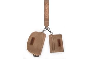 MONTANA WEST Wrangler KeyChain Wallet Wristlet Wallets for Women Dual Pouch Wristlet Rfid Blocking Credit Card Holder Wallet