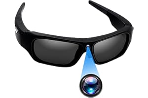 YYCAMUS Superior 4K 2160P Smart Camera Glasses, Upgrade Camera Video Glasses with Video Recording, Video Spy Camera Glasses, Wearable Video Sunglasses for Outdoor Sports, Cycling, Hiking