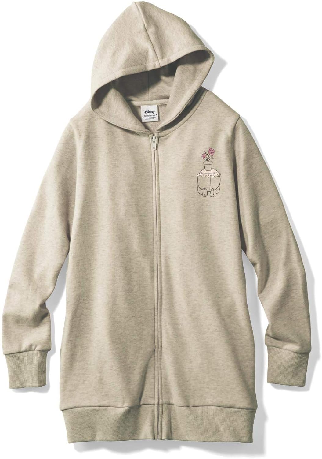 ベルメゾン ディズニー パーカー ジップパーカ チュニック 裏毛 くまのプーさん お茶目 オートミール M トレーナー パーカー 通販 Amazon