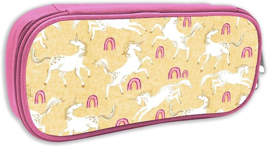 Pencil Cases for Girls,Serendipity Unicorns (Buttercup) SML_3777,Pink