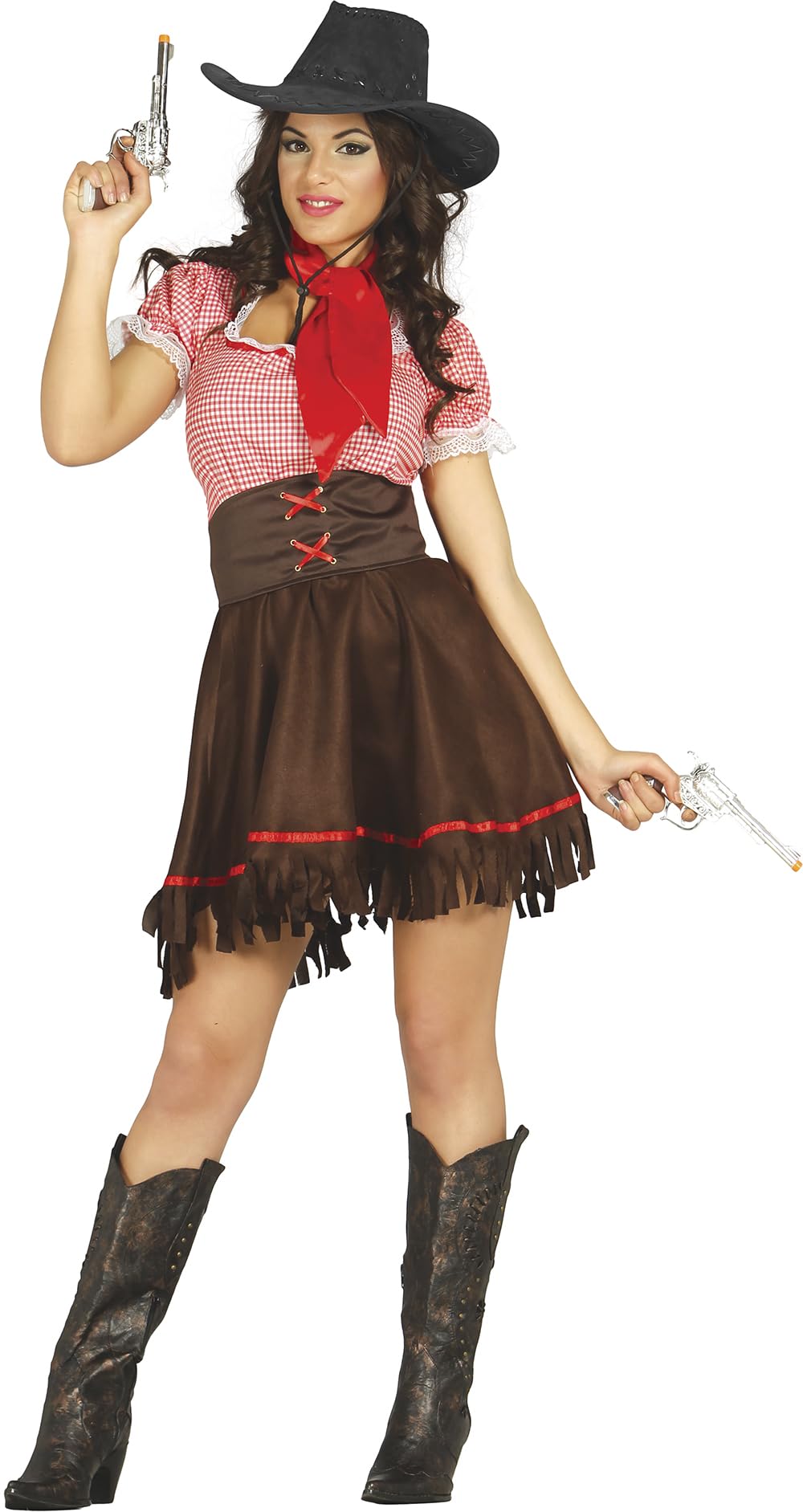 FIESTAS GUIRCA Cowgirl Fancy Dress Costume Women Size 10-12