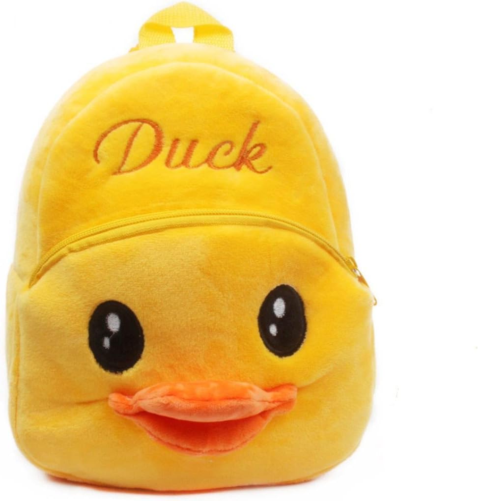 Winkey Backpack, Children Baby Girls Boys Kids Cute Cartoon Animal Backpack Toddler School Bag, Shoulder Bag (Duck 20x24cm)
