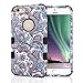 iPhone 6 Case, iPhone 6S Case, JoJoGoldStar Dual Layer Hybrid Slim Fit Plastic and Silicone TPU Hard Cover with Stylus and Screen Protector - European Flowers