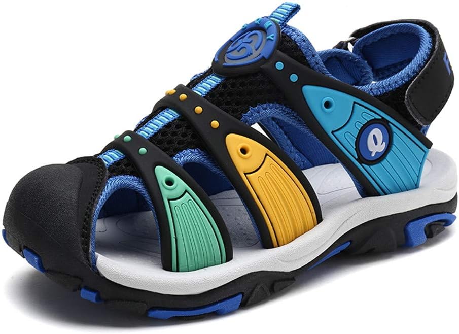 Toddler Sandals Kids Boys Girls Summer Fisherman Shoes Leather Closed Toe for Outdoor