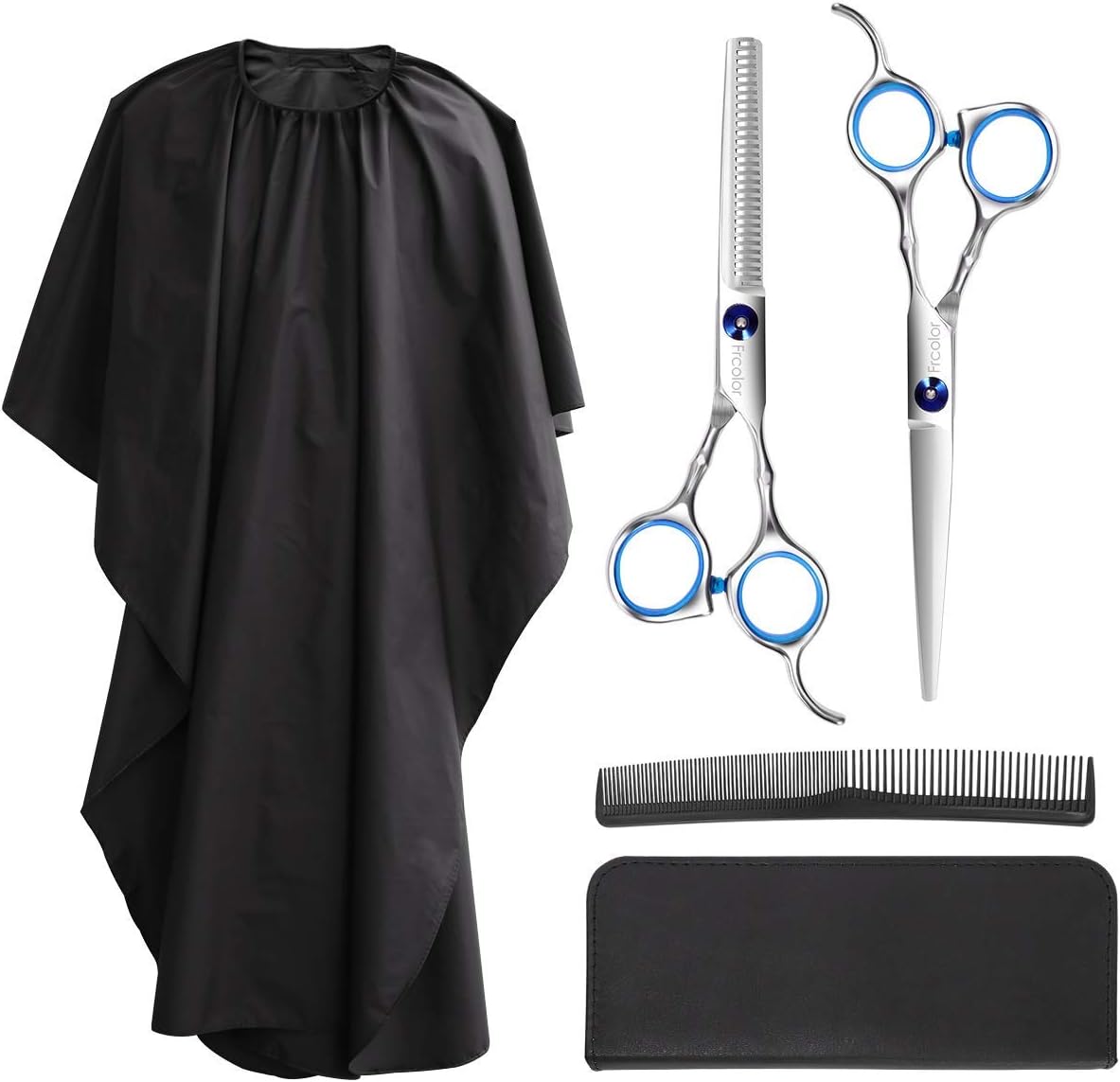 Hair Cutting Scissors Thinning Scissors Professional Barber Shears Super Sharp Stainless Steel Hairdressing Scissors Set for Men Women Children Home Haircut