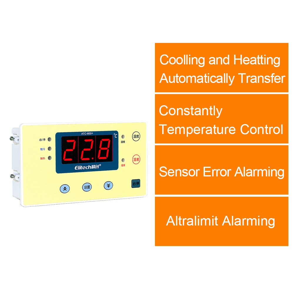 Elitech Temperature Controller 220V Digital Thermostat Auto Aquarium