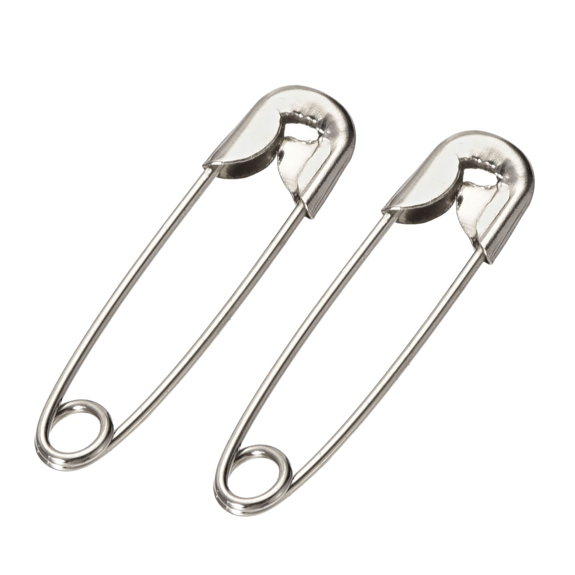 YOKIVE 2000 Pcs Safety Pins, Metal Sewing Pins | Great for Art, Craft, Clothing, Daily Use (Silver Tone, 0.75-Inch)