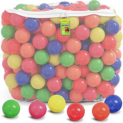 Click N' Play Ball Pit Balls for Kids, Plastic Refill Balls, 400 Pack, Phthalate and BPA Free
