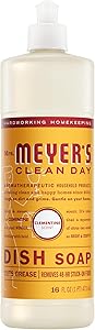 MRS. MEYER'S CLEAN DAY Liquid Dish Soap, Clementine Scent 16 Fl Oz