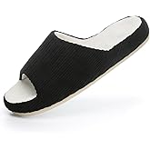 Chantomoo Womens Slippers Memory Foam House Bedroom Open Toe Slippers Gift