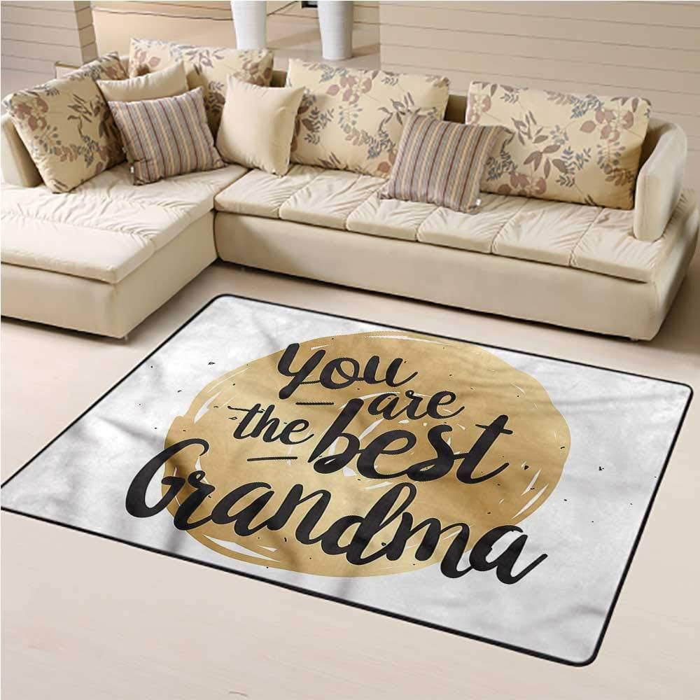 Area Rug Floor Mat Grandma Floor Mat Non Slip Circles and