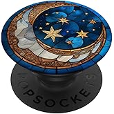 Celestial Crescent Night PopSockets Adhesive PopGrip