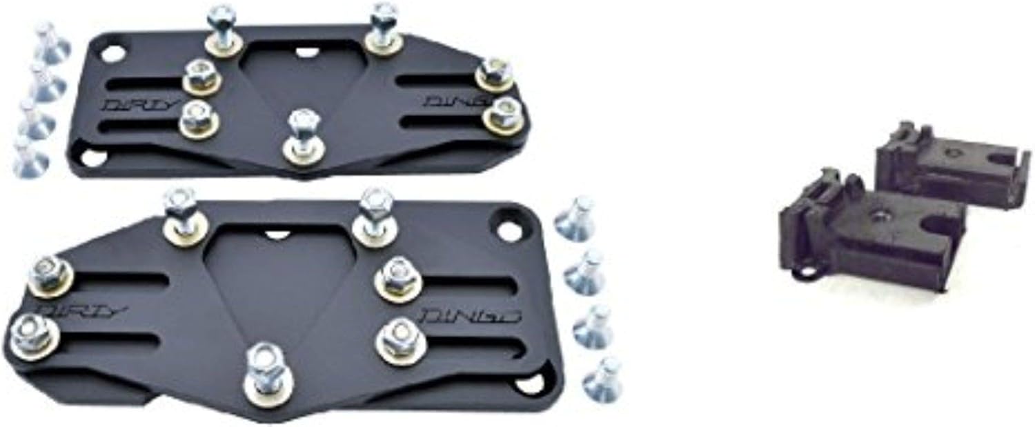 Dirty Dingo Sliders LS Swap Mounts 6772 with Rubber Mounts