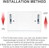 shsyue 4 LED Keyhole Light PIR Auto Sensor Motion Detector White view 4