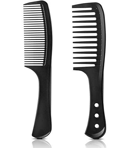 OIG Brands 6-Piece Hair Comb Set For Men & Women, Includes Wide And Fine Tooth Rat Tail Combs Pack Assorted Combs For Hair Styling And Hair Cutting Pocket Comb - View #6