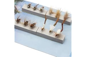 YZD Fly Fishing Big Trout Flies Kit Top 10 Steelhead Flies Flyfishing Gear Premium Wet Dry Flies Trout Lures Streamer Nymph E