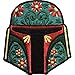 Star Wars Official Boba Fett Helmet Helmet (Alt) 2.5"x3" Logo Sew Ironed On Badge Embroidery Applique Patch